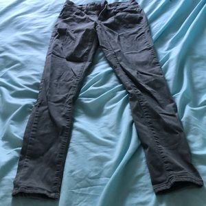 Army green low rise jeggings